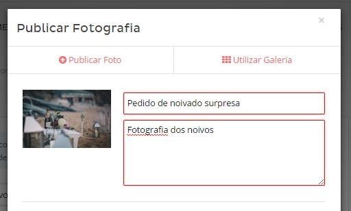 upload múltiplo de fotos