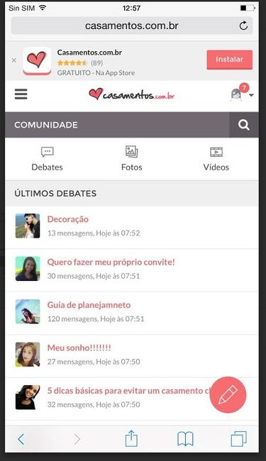 Nova versão mobile: mais bonito e funcional <img class=