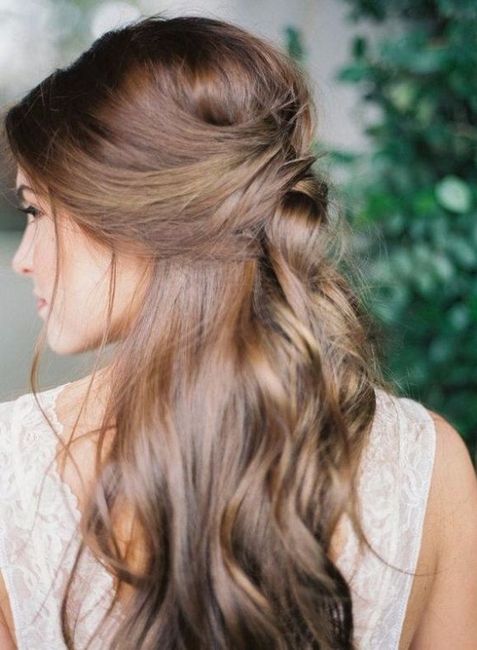 penteado para noivas - semi preso