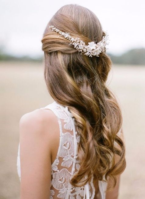 penteado para noivas - semi preso