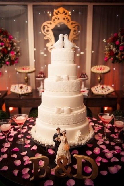 casamentos reais - bolo