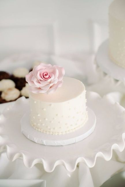 mini bolo para casamento