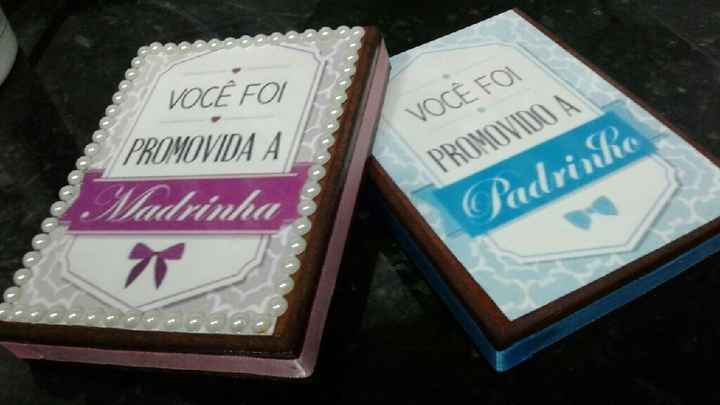 Criando o convite dos padrinhos ♥ - 2