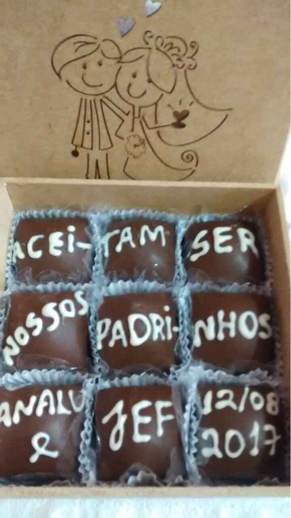 Caixinha padrinhos - 1