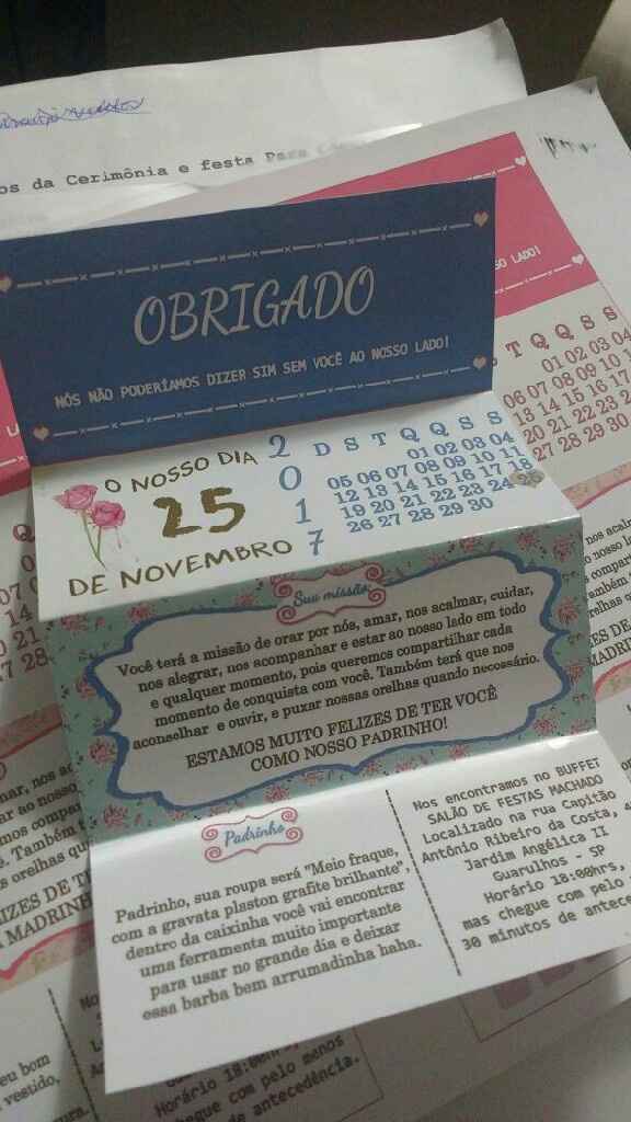 Convite dos padrinhos pronto ♡ #vemveeeeerrr - 19