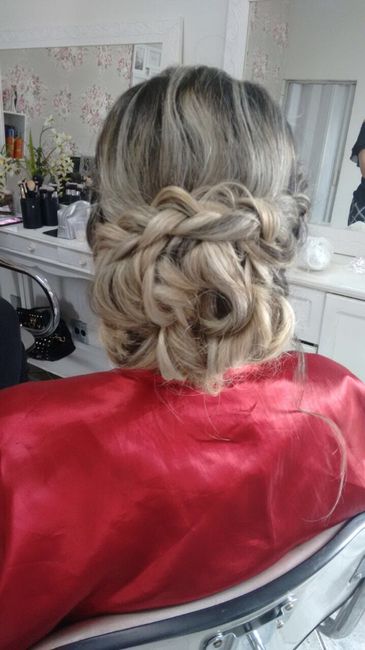 Meu teste de cabelo e maquiagem - 6