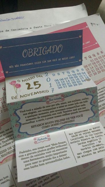 Convite dos padrinhos pronto ♡ #vemveeeeerrr - 19