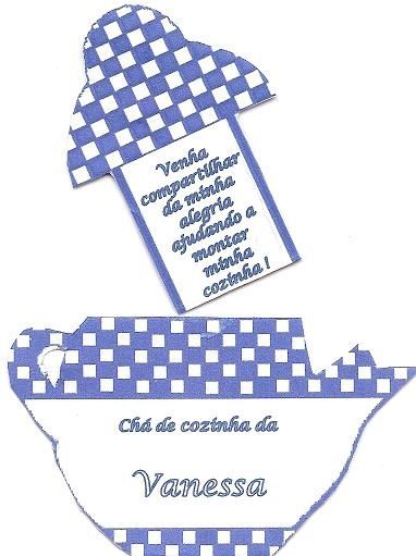 Faça você seu convite de chá de cozinha !!!