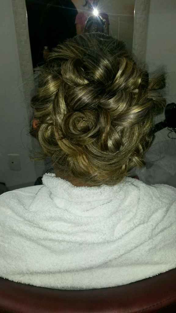 Meu teste de penteado - 1