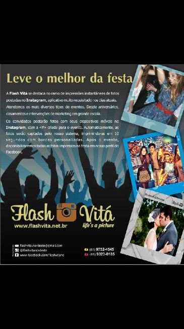 Foto tirada na hora da festa lembrança - 1