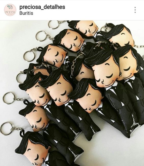 ideias para lembrancinhas P/ padrinhos - 1
