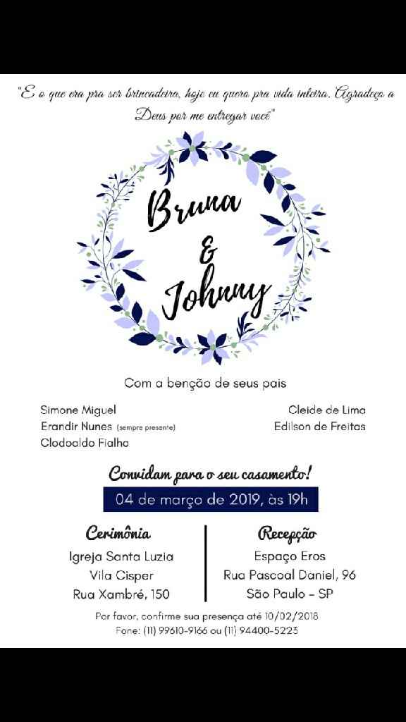 Frases para o Convite - 1