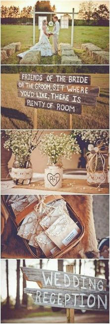 Inspirações de juta para casamento rústico - 3