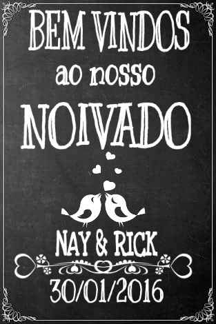 MEU CHALKBOARD QUE FIZ ? 