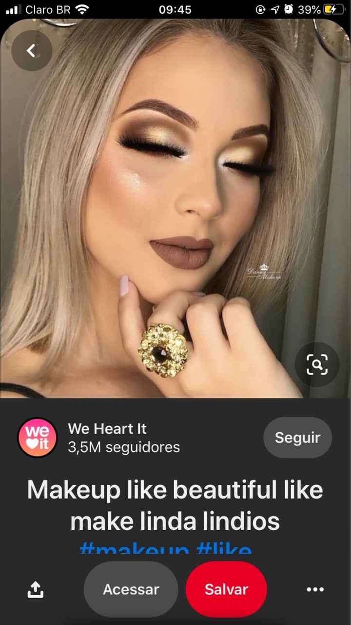 Minha inspiração de maquiagem - 1