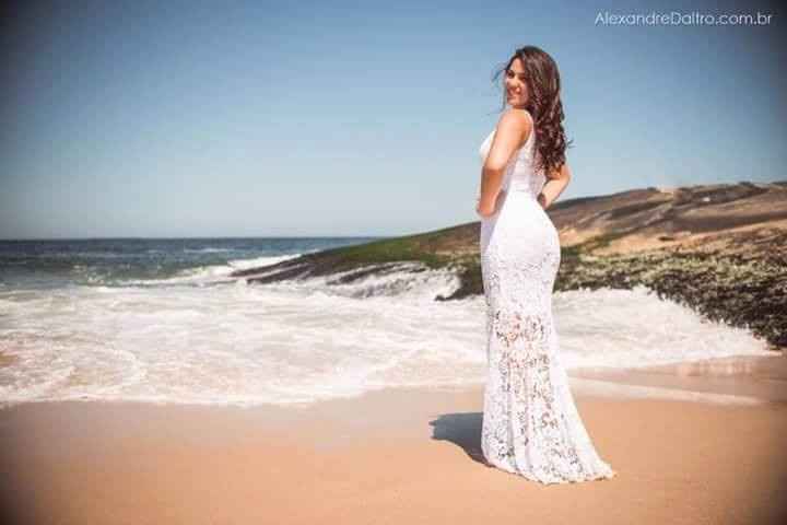 Vestido rendado