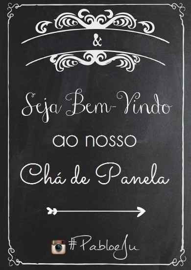 Para colocar na entrada. Vou imprimir em folha grande na gráfica e colocar em uma moldura que tenho