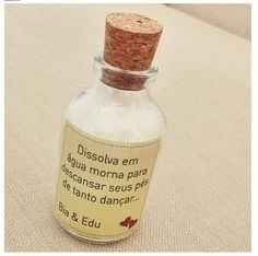 Vidrinho com sais de banho