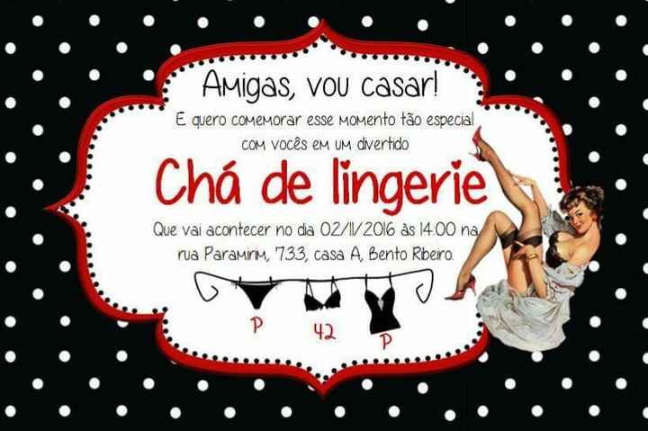 Meu chá de lingerie