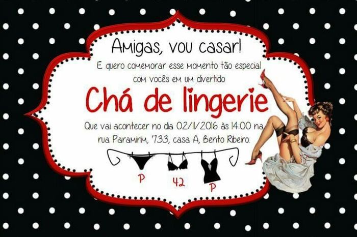 Meu chá de lingerie