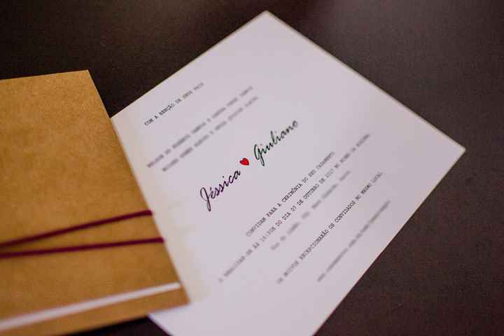 Convite impresso em papel couche, acabamento verniz (250 unidades) - R$105,99