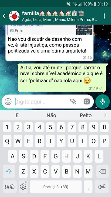 Divergência política - Desabafo - 1