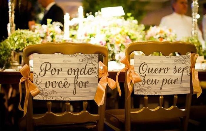 Inspiração - plaquinha cadeira dos noivos 9