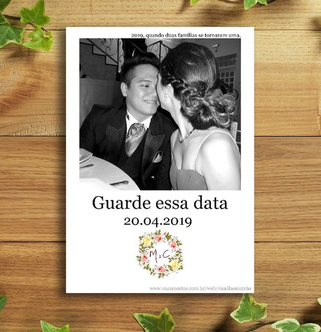 Meu save the date #vemver - 1