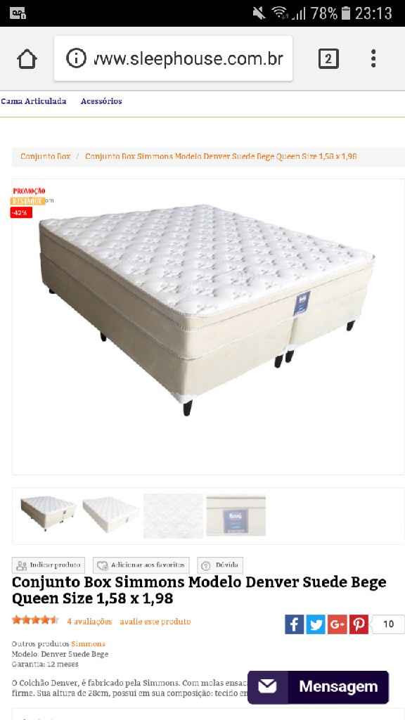 Compramos nossa cama *-* - 1