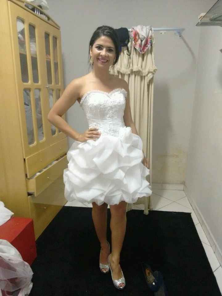 Meu vestido! quão modelo e o de vocês noivinhas? ? - 2