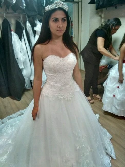 Vestido de noiva tomara que caia.. - 1