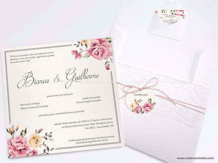 Convite Grande Sonho - www.criativaconvites.com