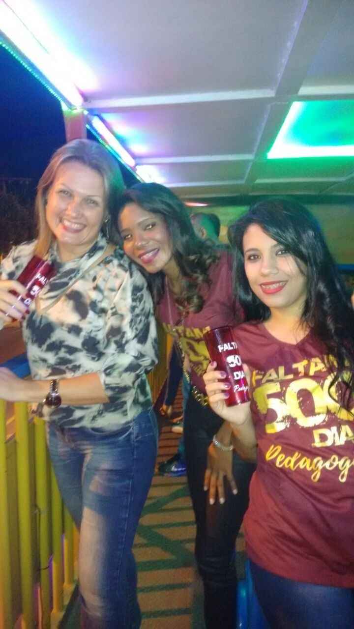 com a professora
