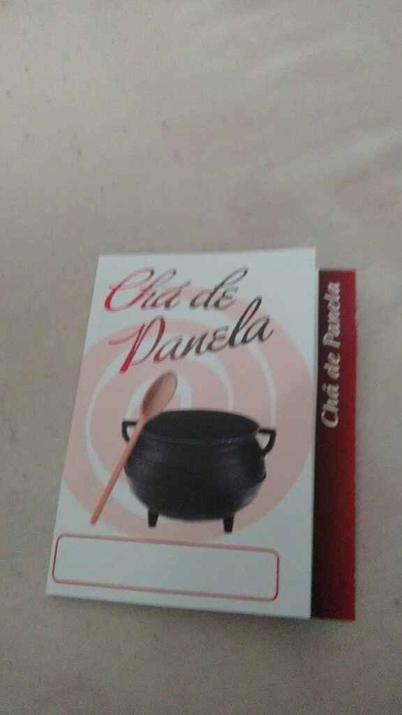 Convite chá d panela vem ver. - 1