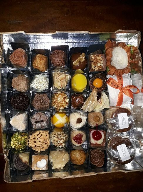 Degustação bolo e doces #experiência 1