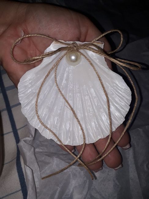 Meu porta alianças de concha chegou 😍 - 3