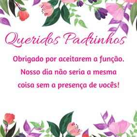 Manual dos Padrinhos, por onde fazer - 2