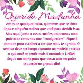 Manual dos Padrinhos, por onde fazer - 4