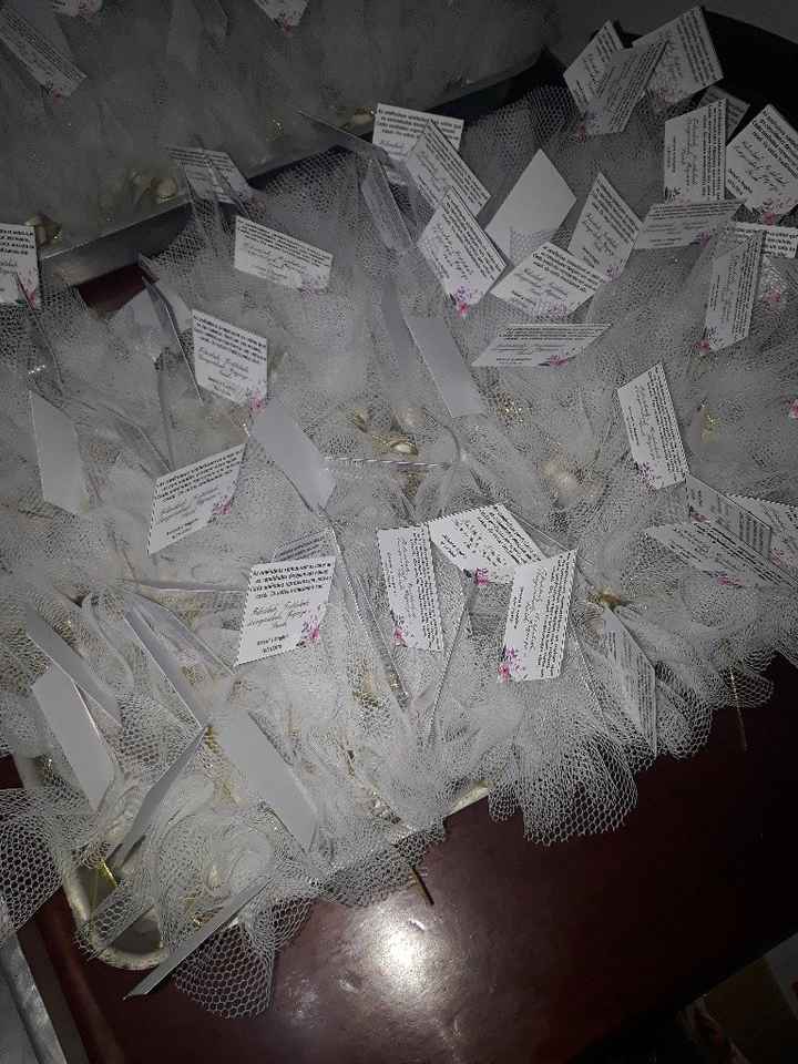 Minhas amêndoas confeitadas para lembrança - 1