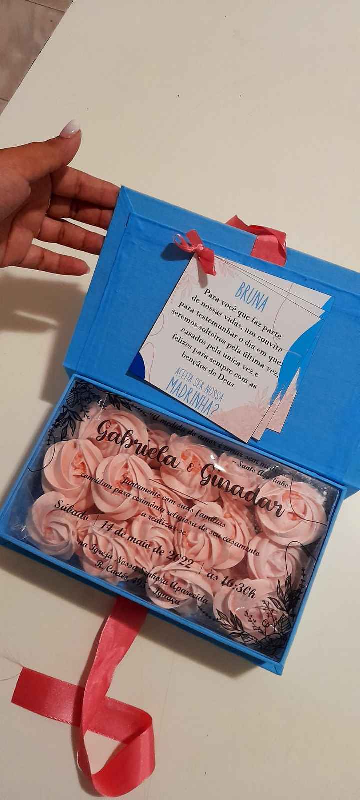 Convite Padrinhos Diy - 2