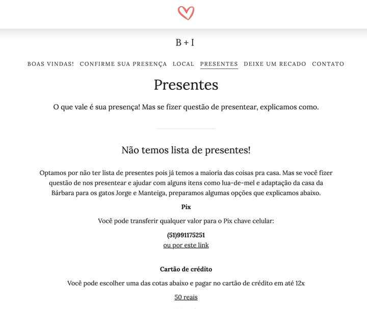 Presentes de casamento.. Pedir ou não? - 1