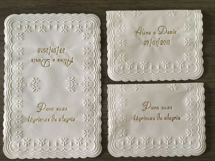 Lenços para lágrimas de alegria - 2