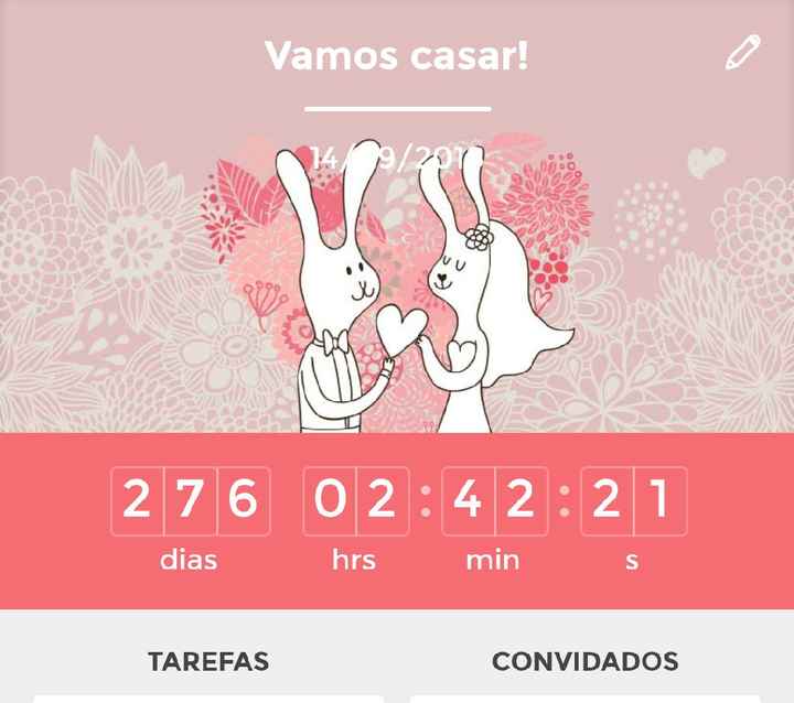  Faltam 276 dias... 😍 - 1