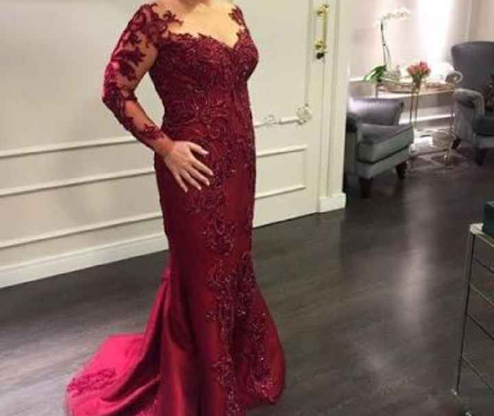 Vestidos das mães padronizados, e agora qual cor escolher? - 1