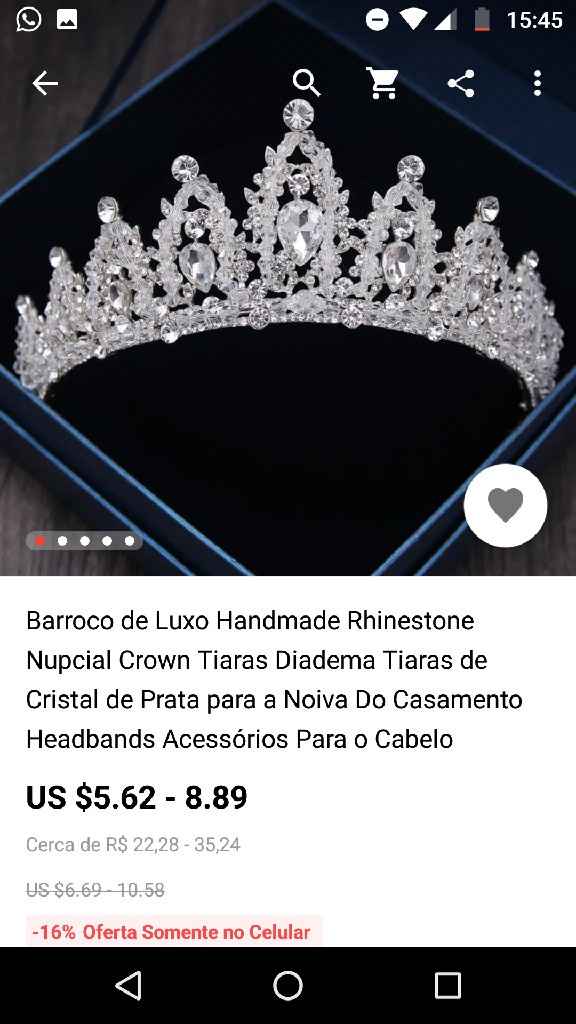 Minha coroa chegou.... 😍 - 1