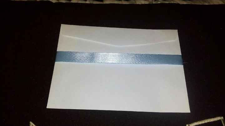 Meu envelope do convite .. - 2