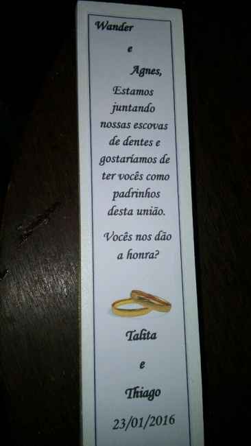 Convite padrinhos (juntando escova de dentes) - 5