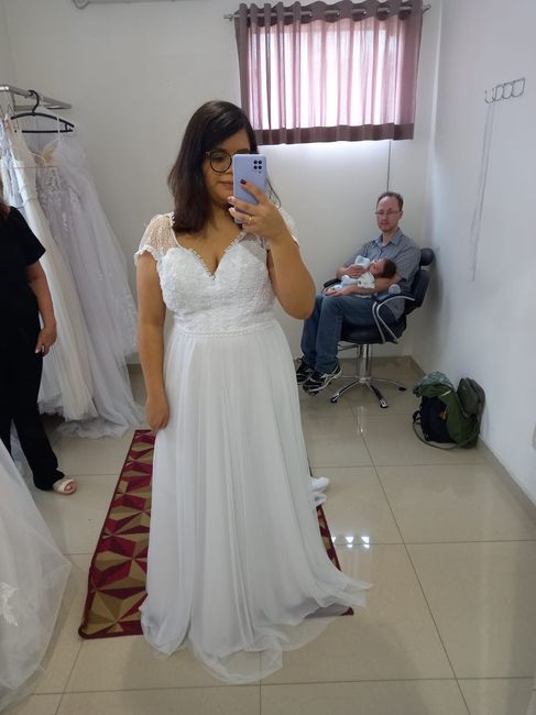 Vestido de Noiva para quem veste 44/g 5