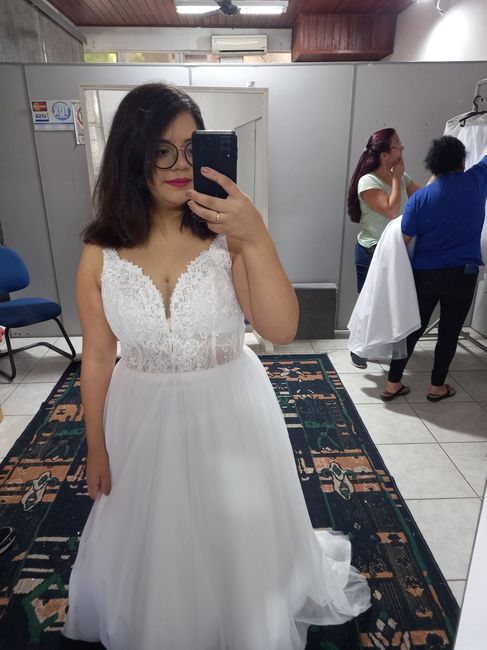 Vestido de Noiva para quem veste 44/g 7