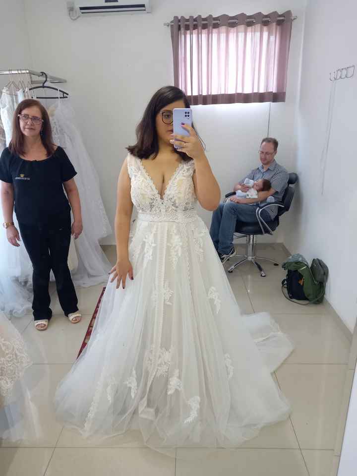 Vestido de Noiva para quem veste 44/g - 4